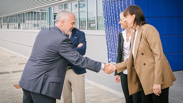 Ambassador Jan Björklund and Malgorzata Moczynska