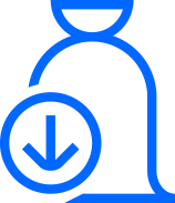 Cost savings Icon CMYK